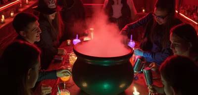Taller de coctelería de Halloween